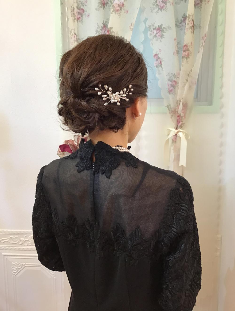 ドレスのヘアセット/クレアローズ横浜元町