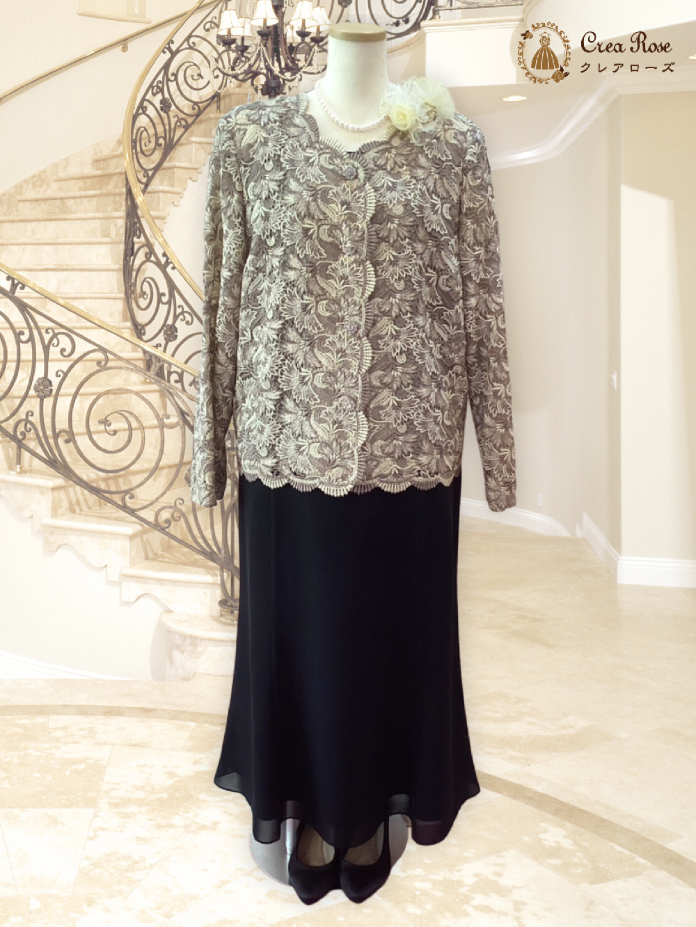 17号4Lサイズお祖母様のフォーマルドレス