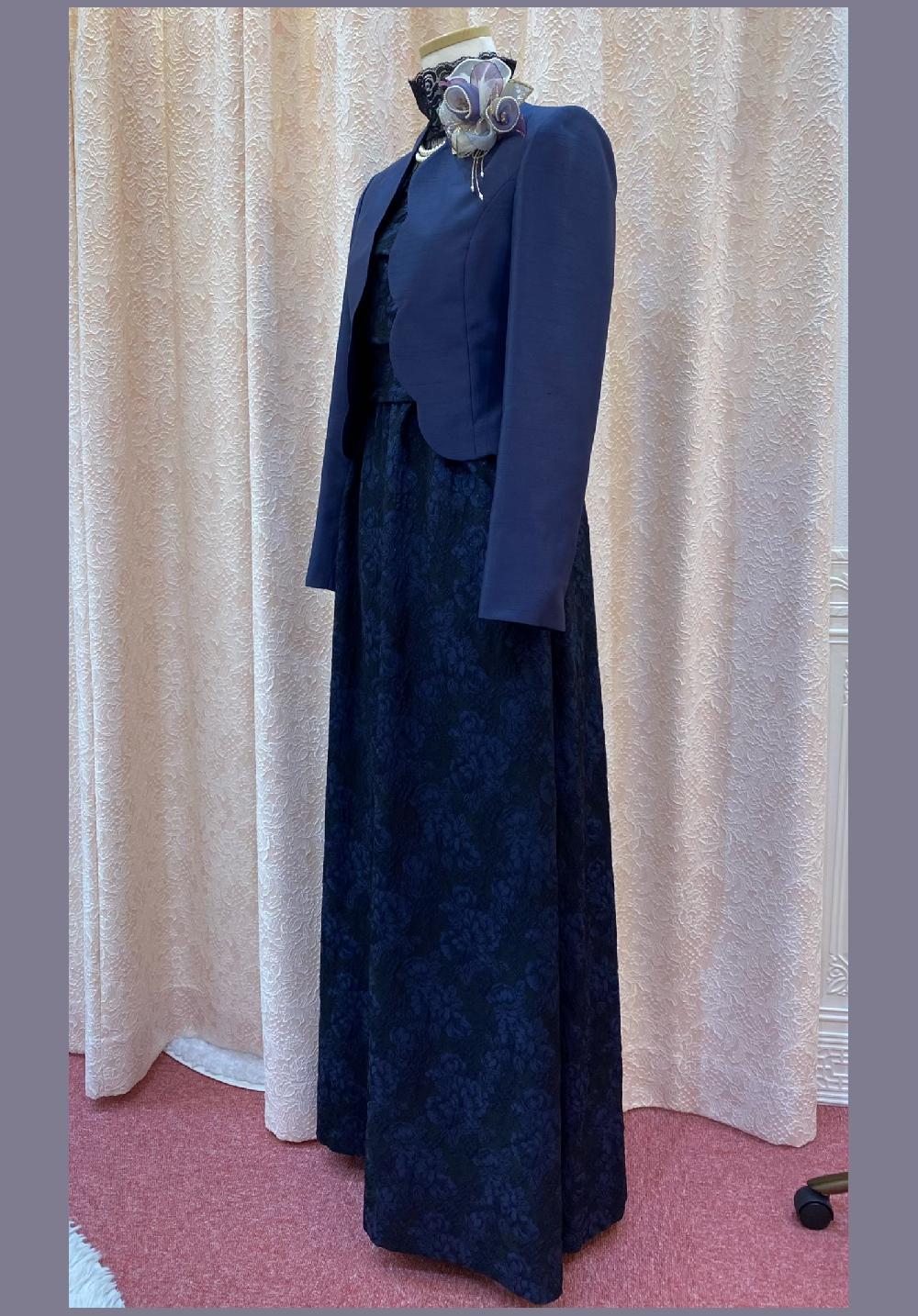 【アンナモナコ＋スナイデルジャケット】長さ調節可能7-11号のドレス　背が高い方にお勧め