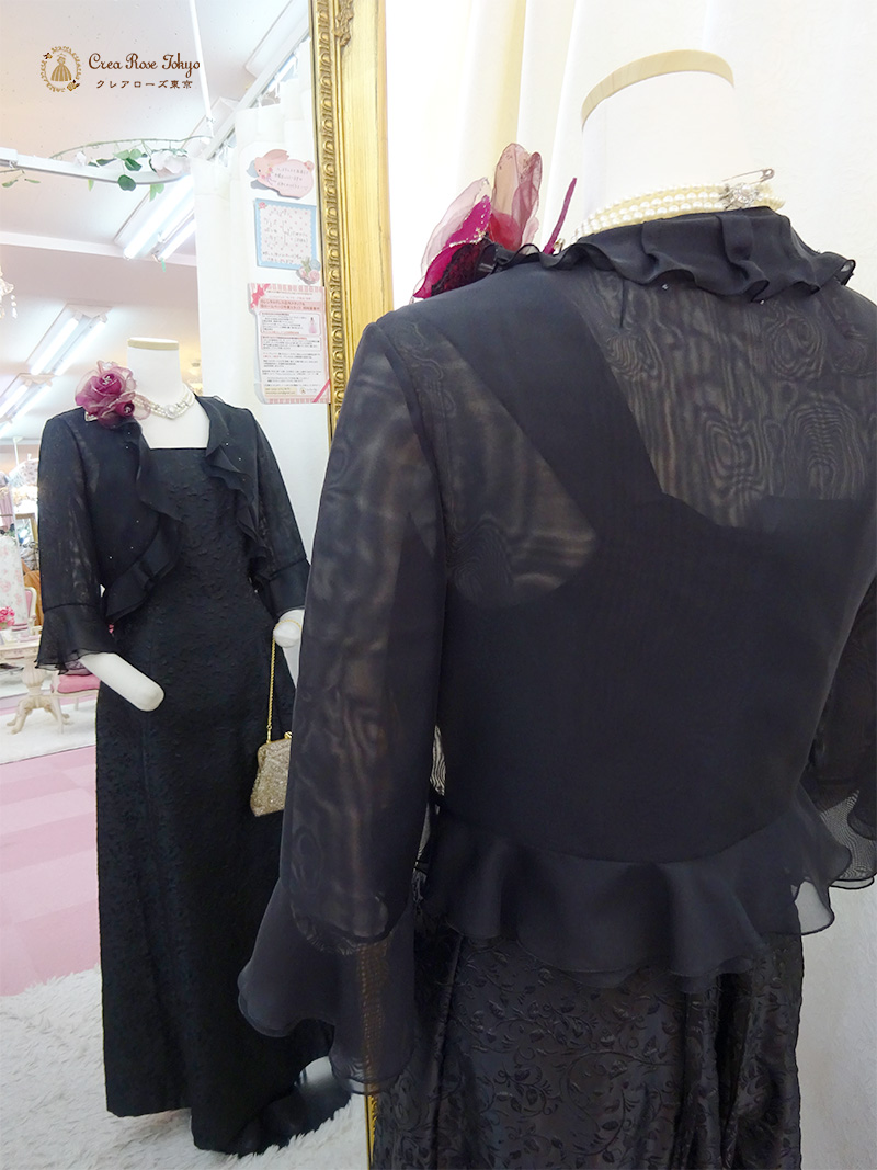 9号〜11号 編み上げ【ドリームリーフドレス】クレアローズ東京オリジナル母親ロングドレス、叔母様祖母様にも