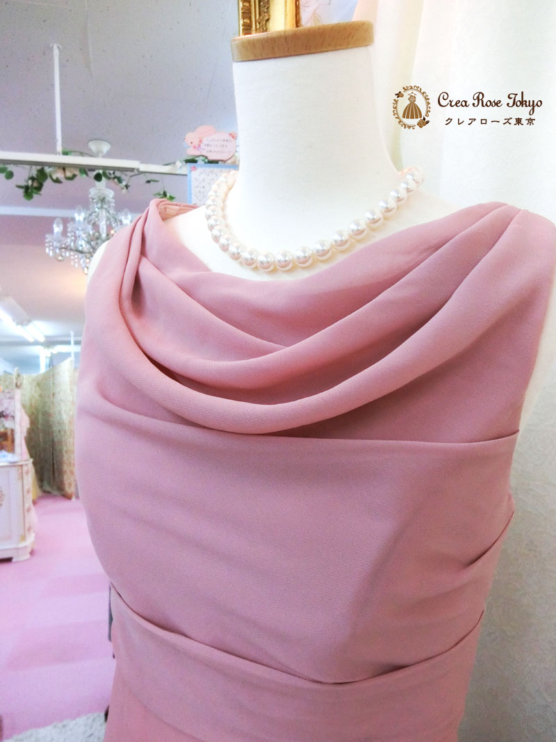 [エカテリーナドレス]優しいピンクの母親ドレス