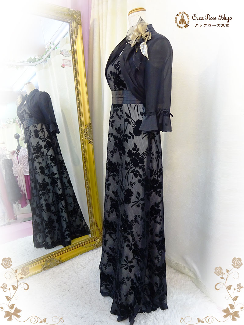 【フルール・ウェンディードレス】背中のリボンがアクセント　お母さまに