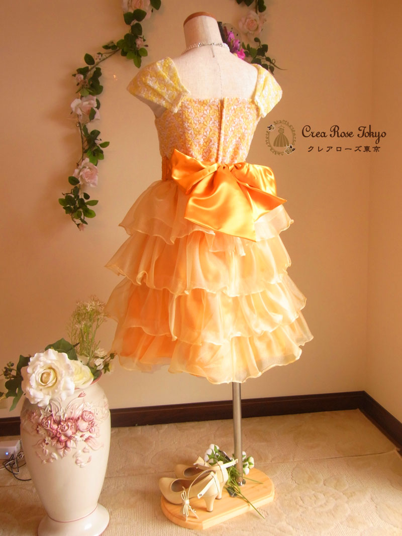 [エミリアフラワー]小柄なお嬢様のフラワードレス１６０～７号サイズ