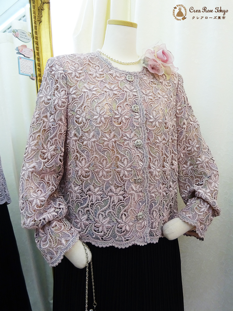 人気！13号（LL）サイズ！コーディネート2点セット【フランソワピンクジャケット＋フォーマルアシメスカート】叔母様・祖母様に