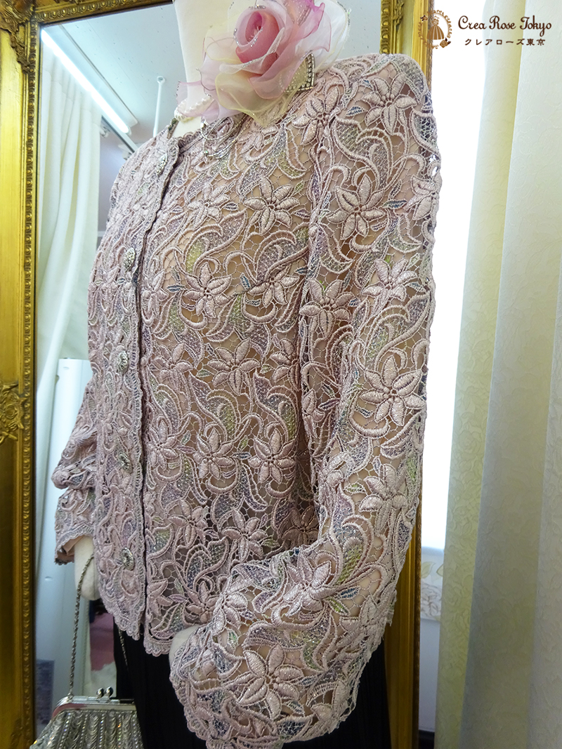 人気！13号（LL）サイズ！コーディネート2点セット【フランソワピンクジャケット＋フォーマルアシメスカート】叔母様・祖母様に