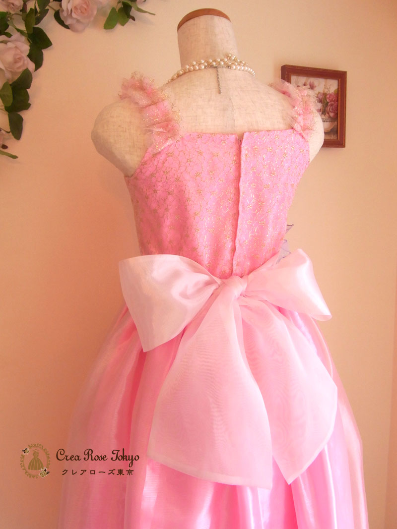 フィリカ　お嬢様のためのクラシカルピンクドレス　１６０サイズ