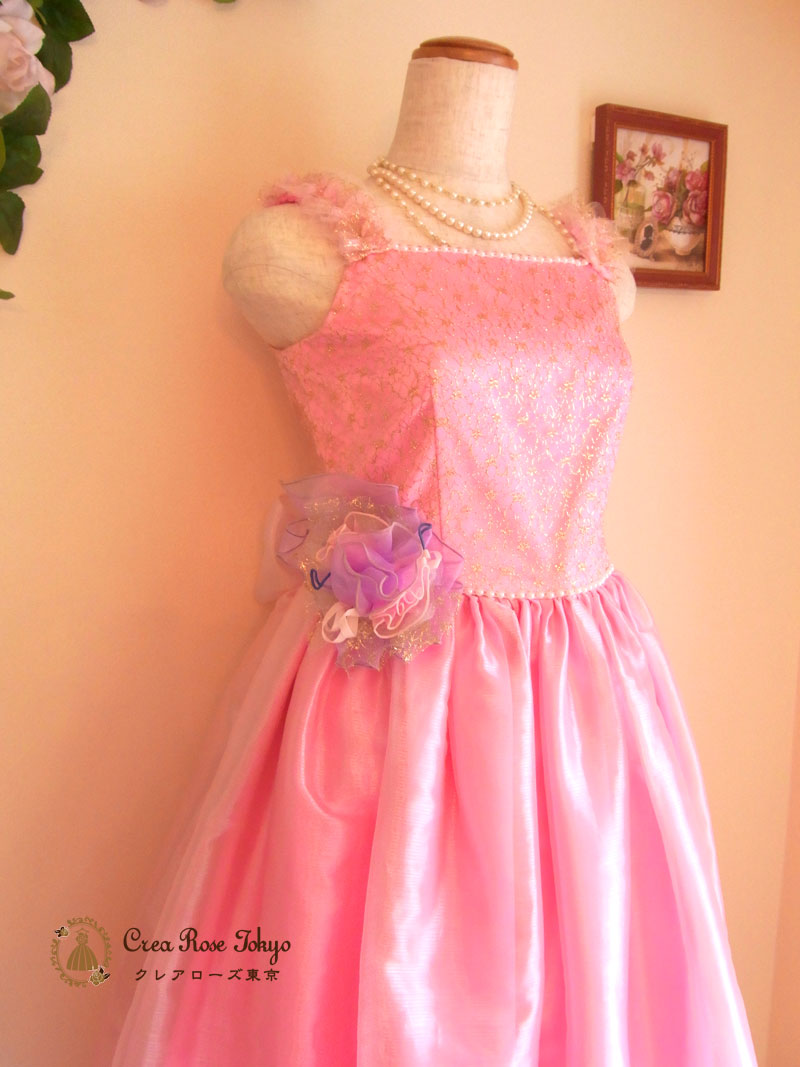 フィリカ　お嬢様のためのクラシカルピンクドレス　１６０サイズ