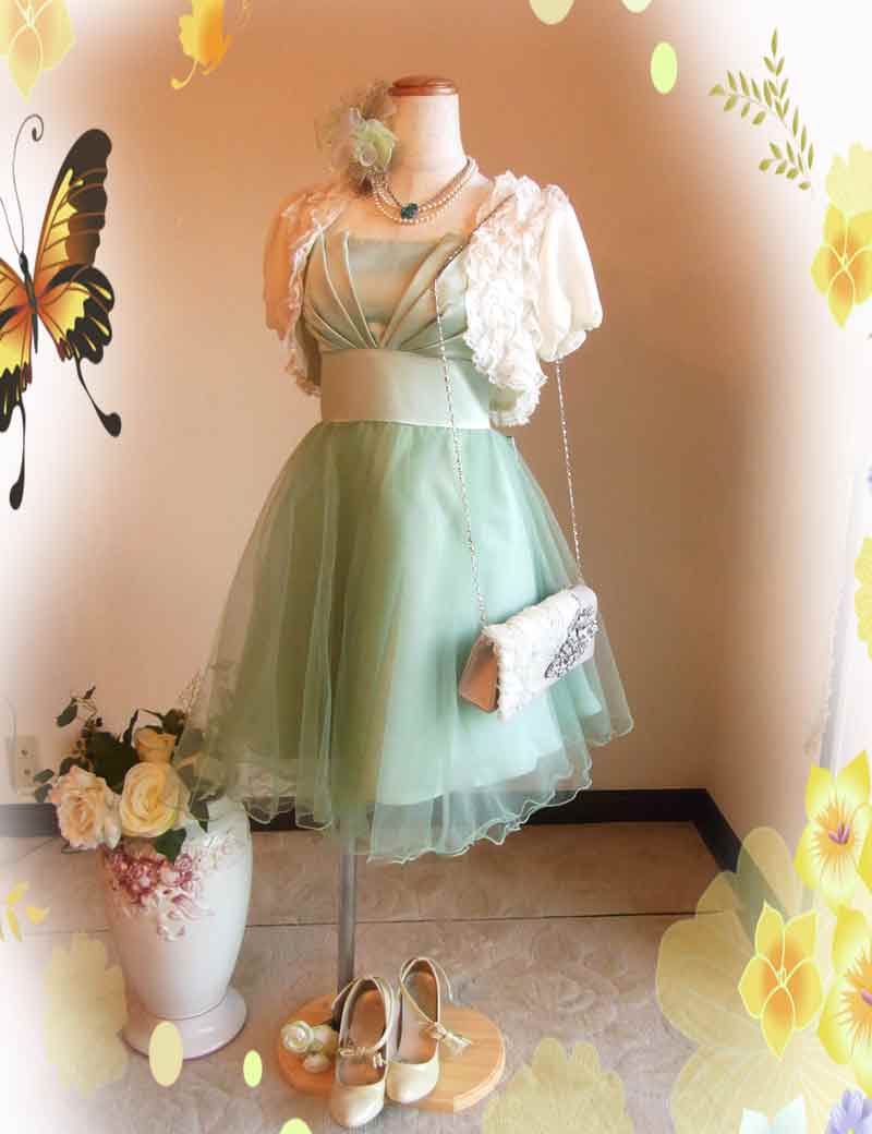 人気ドレスコーディネート5点セット！[コッペリア+キャロルボレロホワイト]