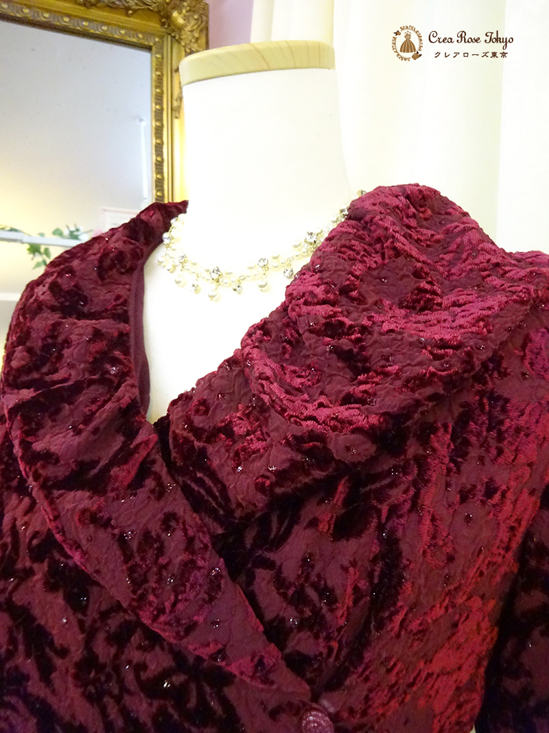 コーディネート2点セット！【フォーマルスカート＋ガーネットメリージャケット】お母様、ご親族様に