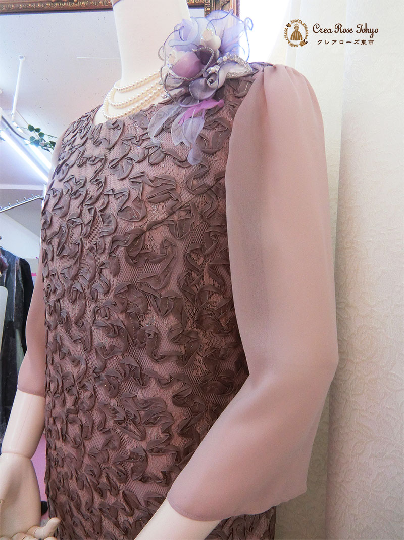 アンティークピンク　ワンピース