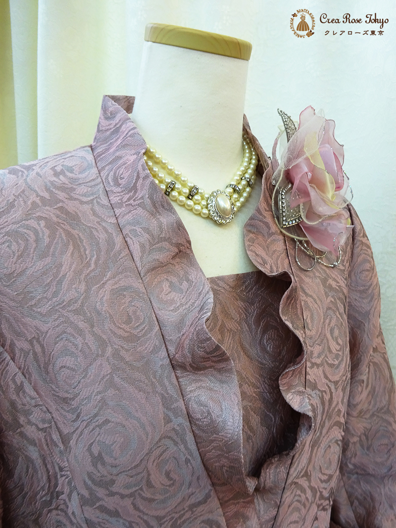 ゆったりLL〜3Lサイズ！コーディネート2点セット【クレメントレディジャケット＋フォーマルアシメスカート】叔母様・祖母様に