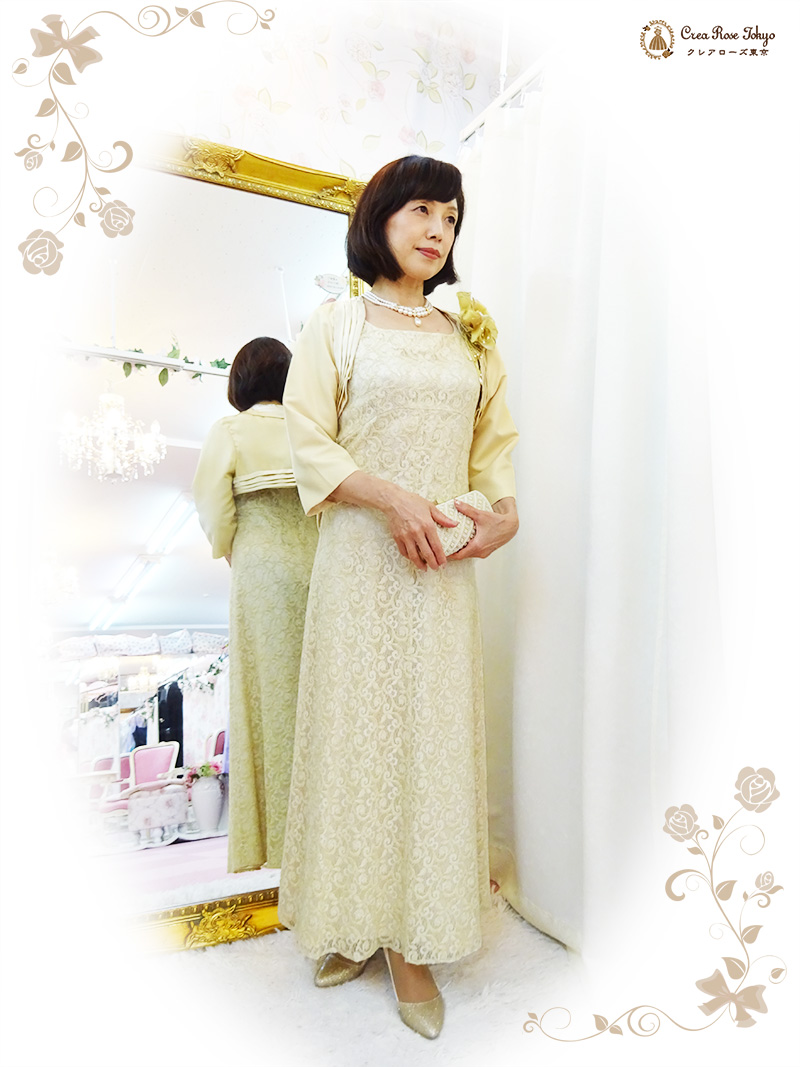 7号・9号の方総レース模様がさりげない贅沢さを感じさせるマザーズ