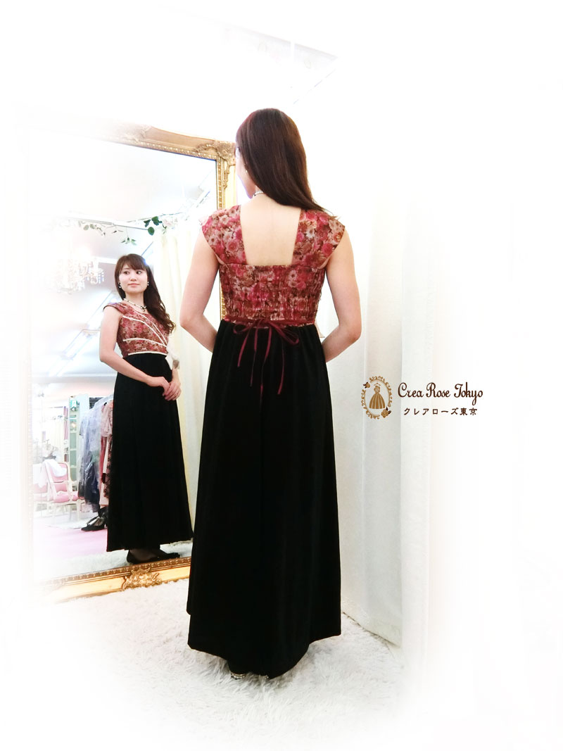 [フローラエレガンス]当店オリジナル♪丈短めロングドレス