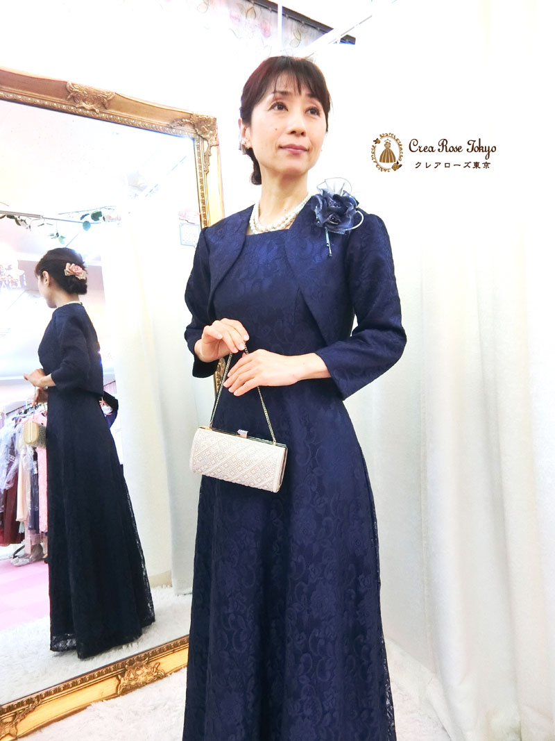 7号のお母さまの正礼装[サムシングスノードレス+サムシングスノー