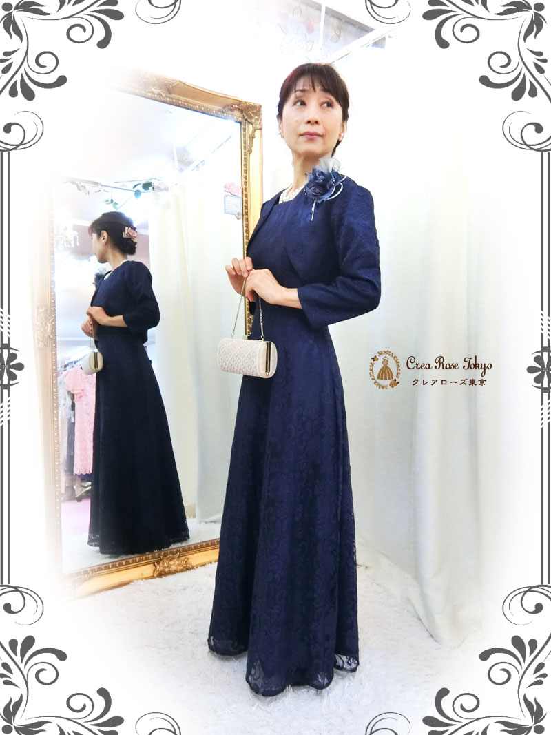 7号のお母さまの正礼装[サムシングスノードレス+サムシングスノー