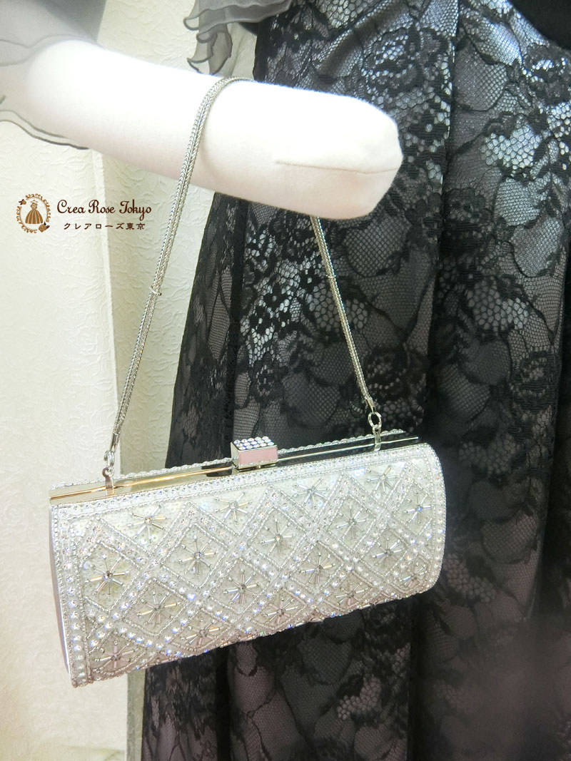 コーディネート２点セット[カトリネドレス+マリコオーガンジーボレロ]上品で可愛らしい印象のブラックドレス