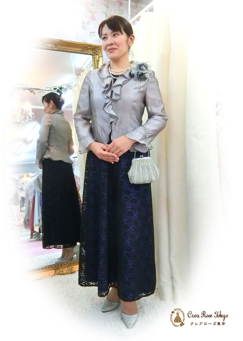 【マキシムジャケット】フリルが上品で華やかなジャケット