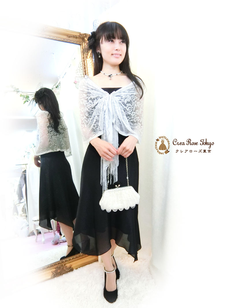 7号～細身9号コーディネート2点ドレスセット！[エレナブラック+