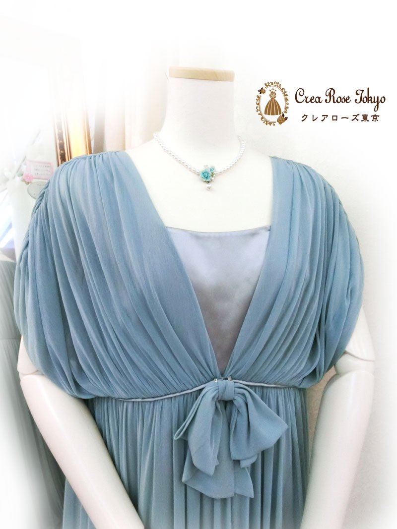 [アミーラ]袖付きゆったりフリーサイズドレス