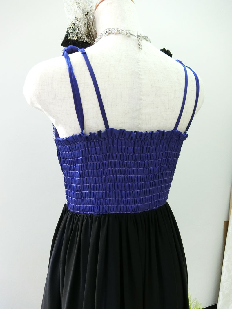 [グラーチェ]夜空をまとうＩラインロングドレス