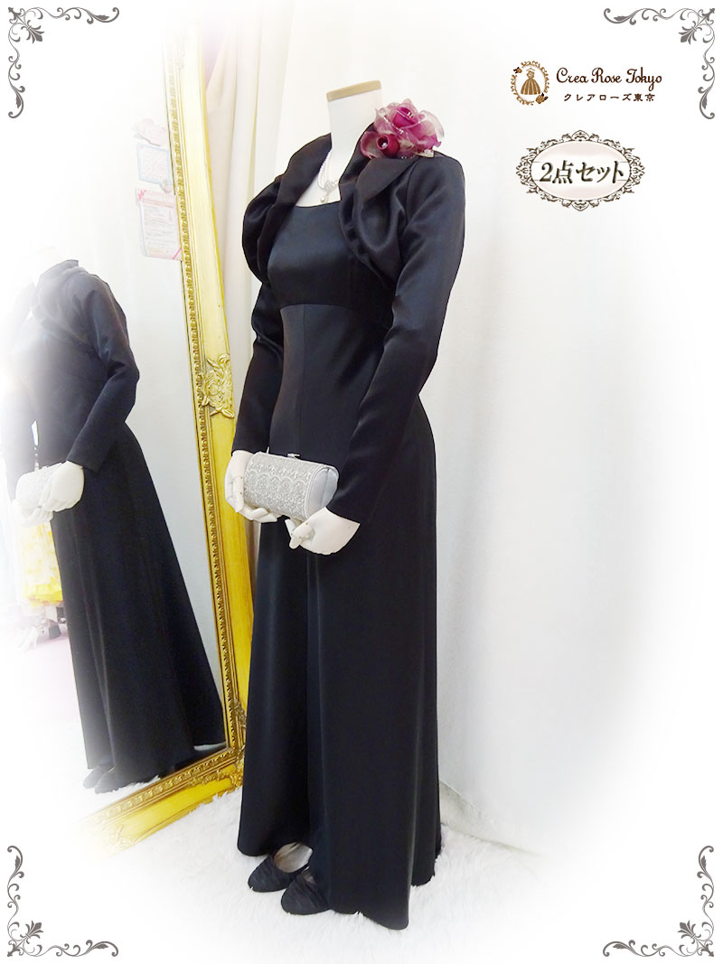 スノーパール2連】パールのパーティーネックレス 母親・ご親族様コーデ