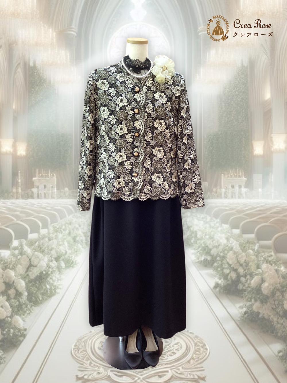 ゆったりサイズフォーマルドレス