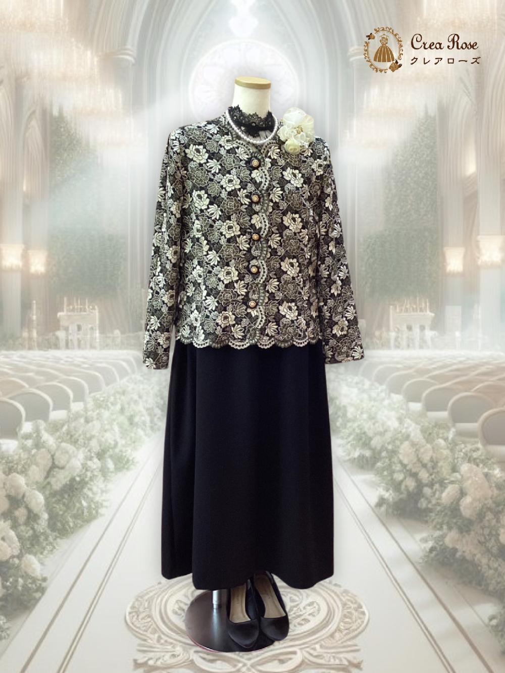 ゆったりサイズフォーマルドレス