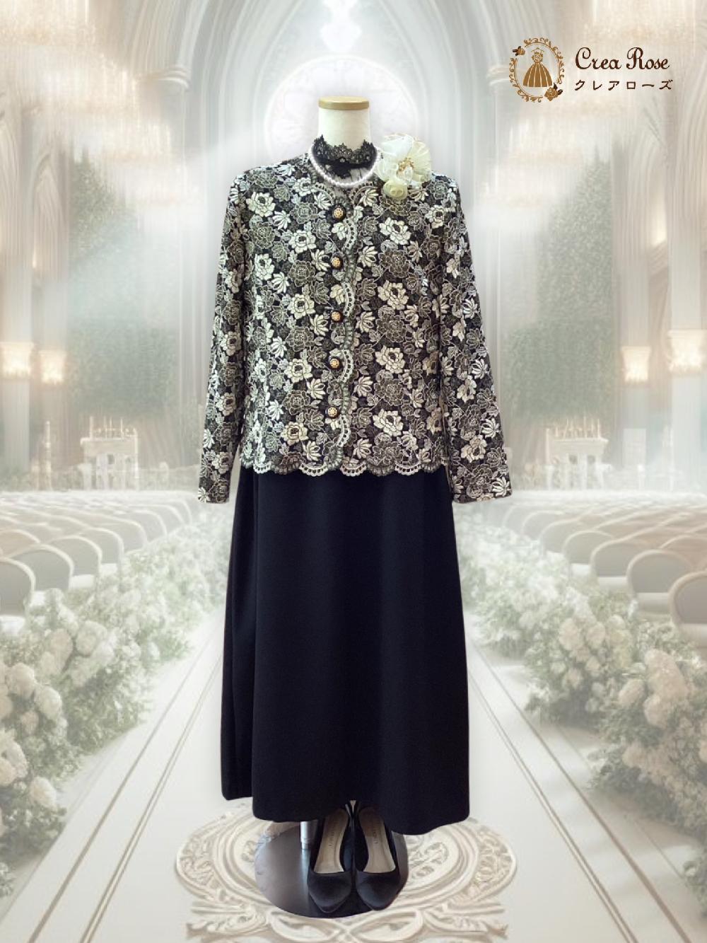 ゆったりサイズフォーマルドレス