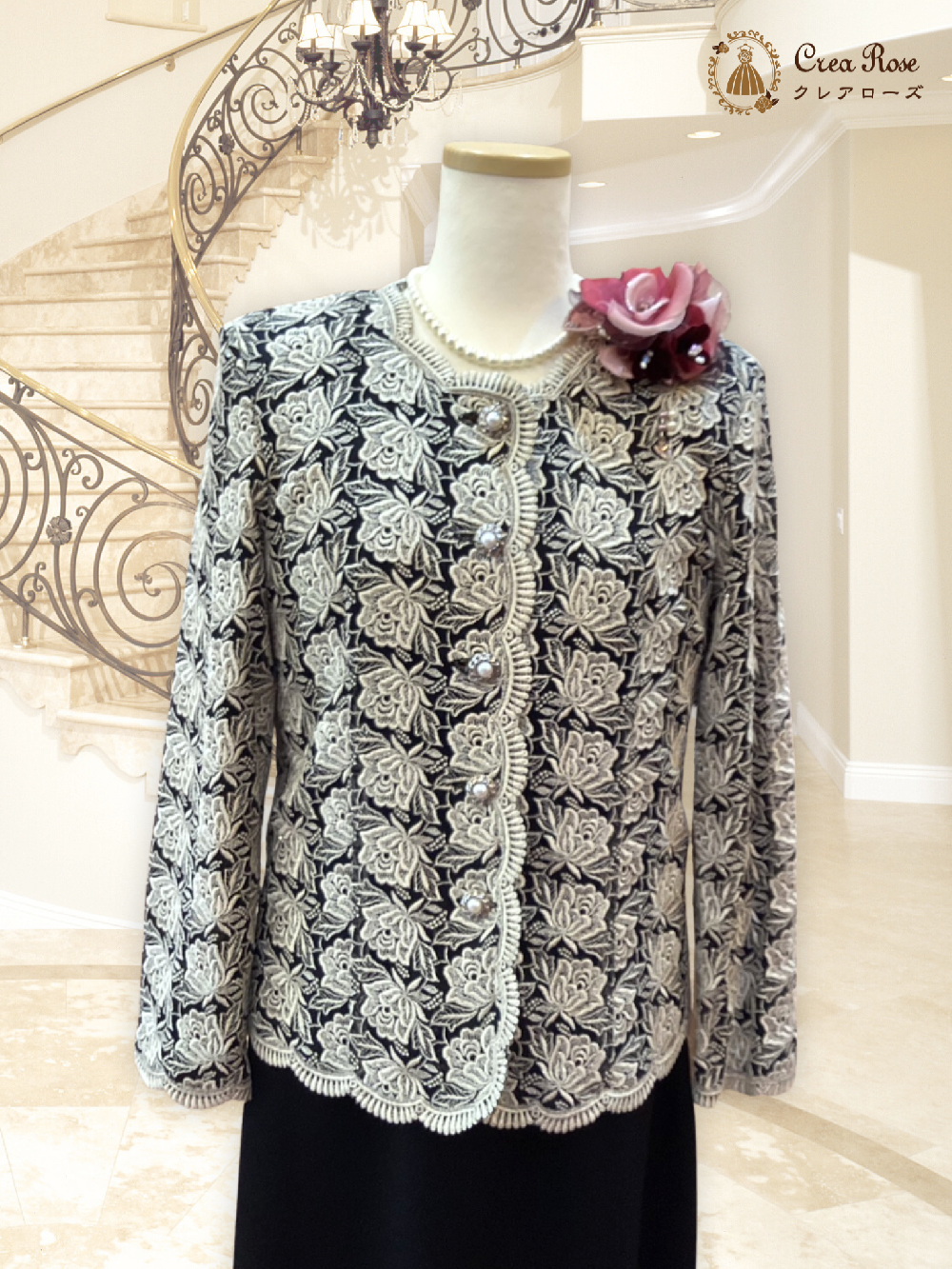 シックなフォーマルドレス