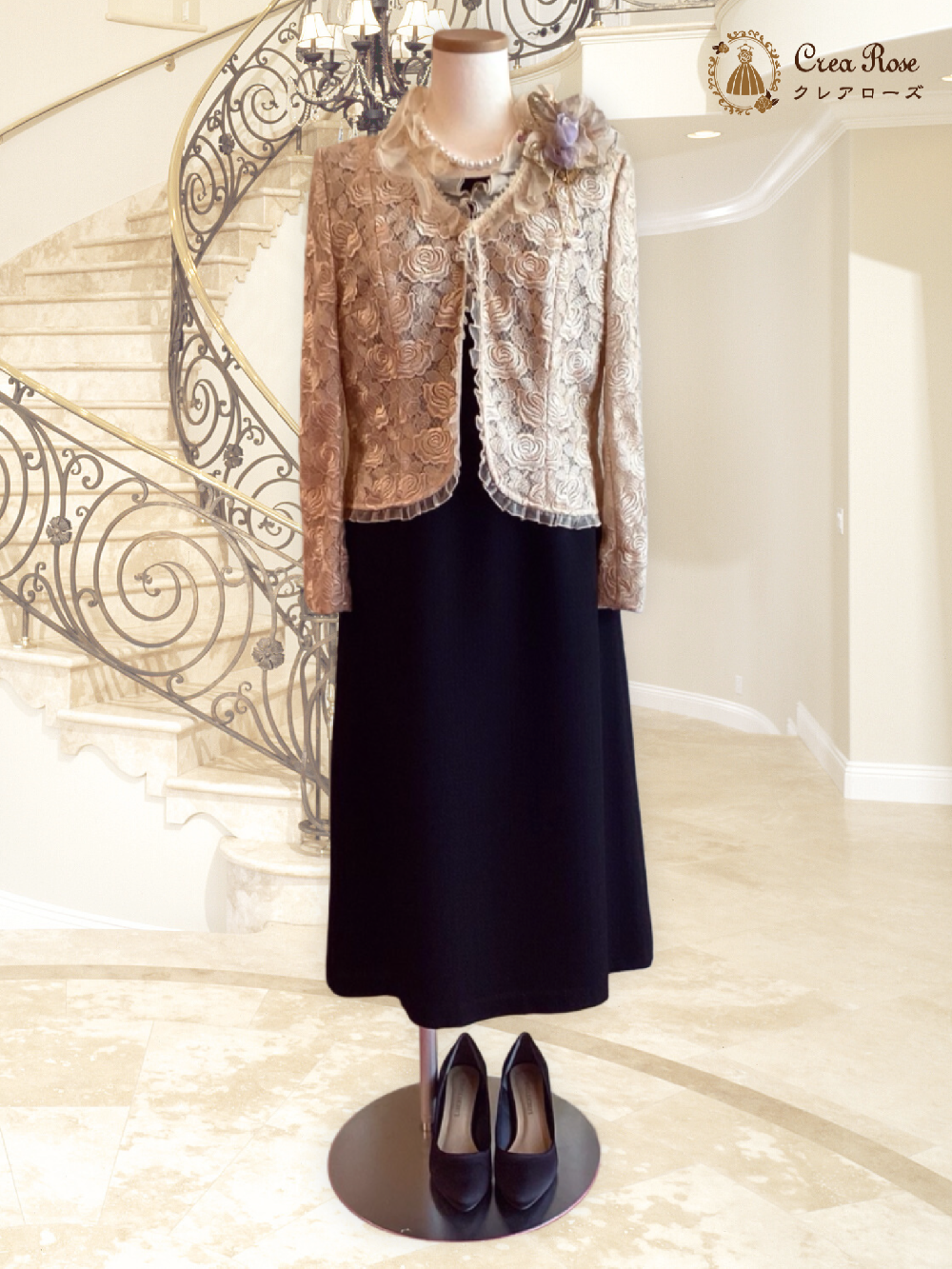 華やかフォーマルドレス