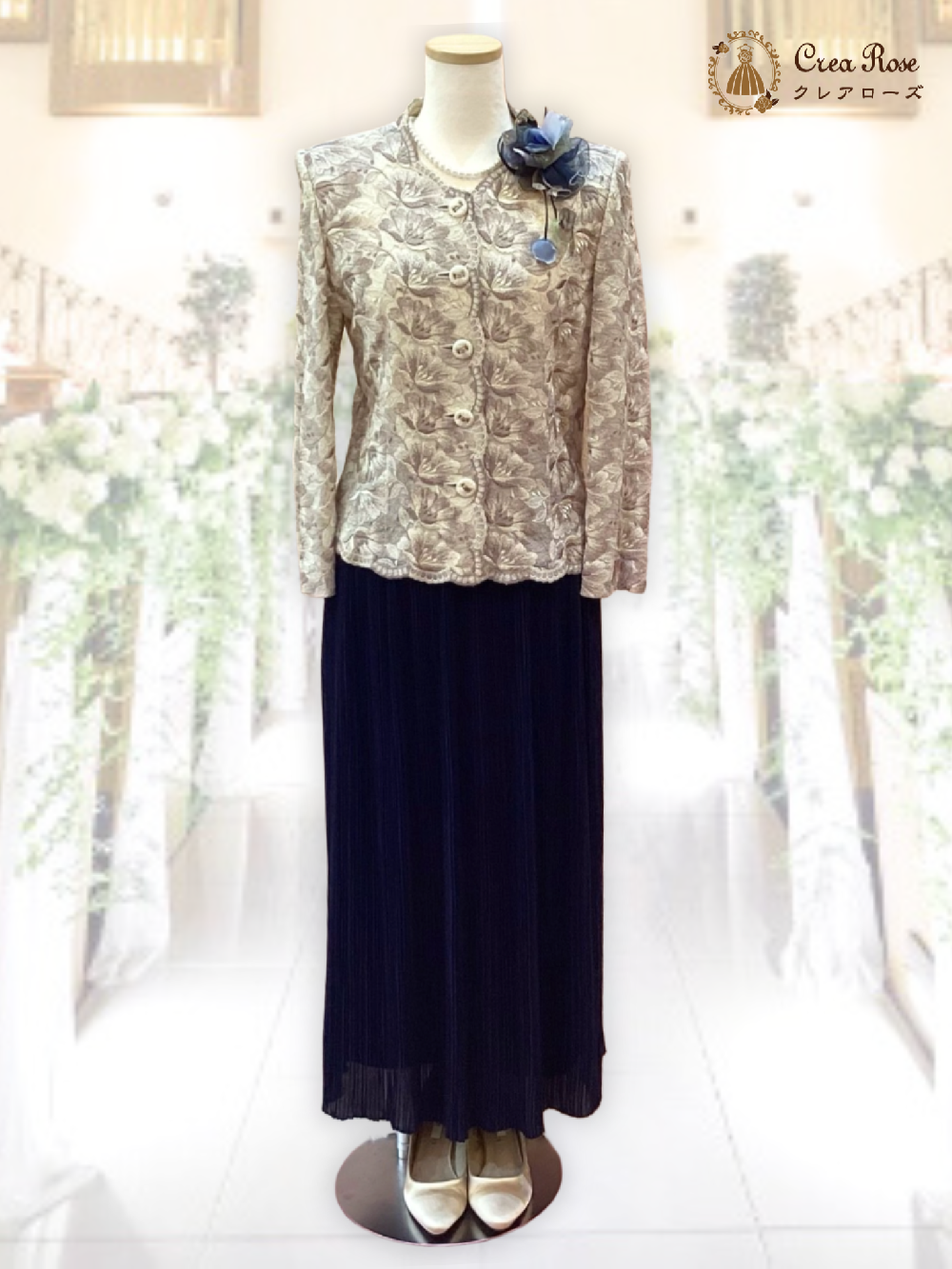 気品あるドレッシーなフォーマルドレス