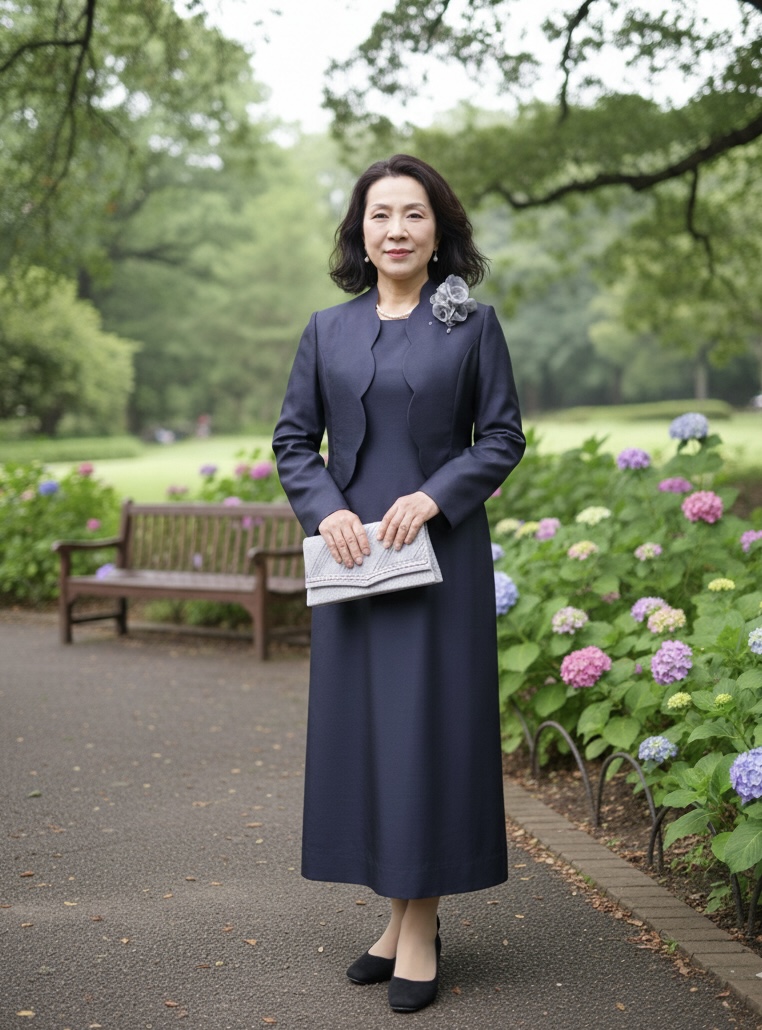 入学式、卒業式、結婚式2点叔母さまミセスドレスセット！[スナイデル