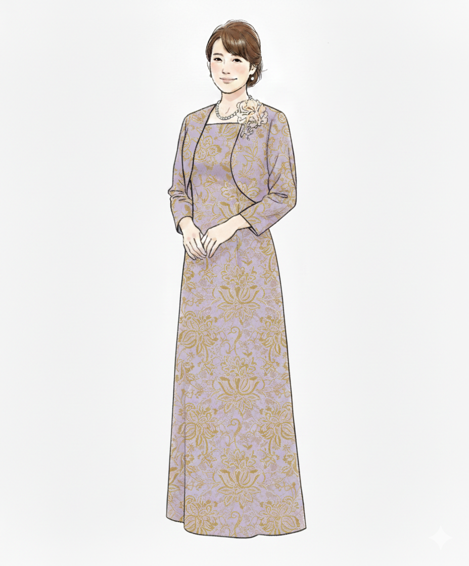 自分色で作る、自分だけのロングドレス！♪イブニングロングドレ　クレアローズ オリジナル:ミシェルドレス:オーダーレンタル