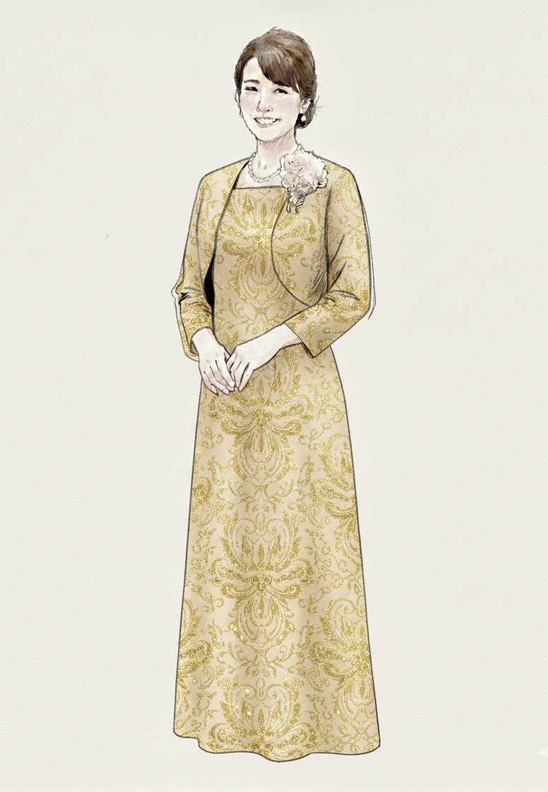 自分色で作る、自分だけのロングドレス！♪イブニングロングドレ　クレアローズ オリジナル:ミシェルドレス:オーダーレンタル