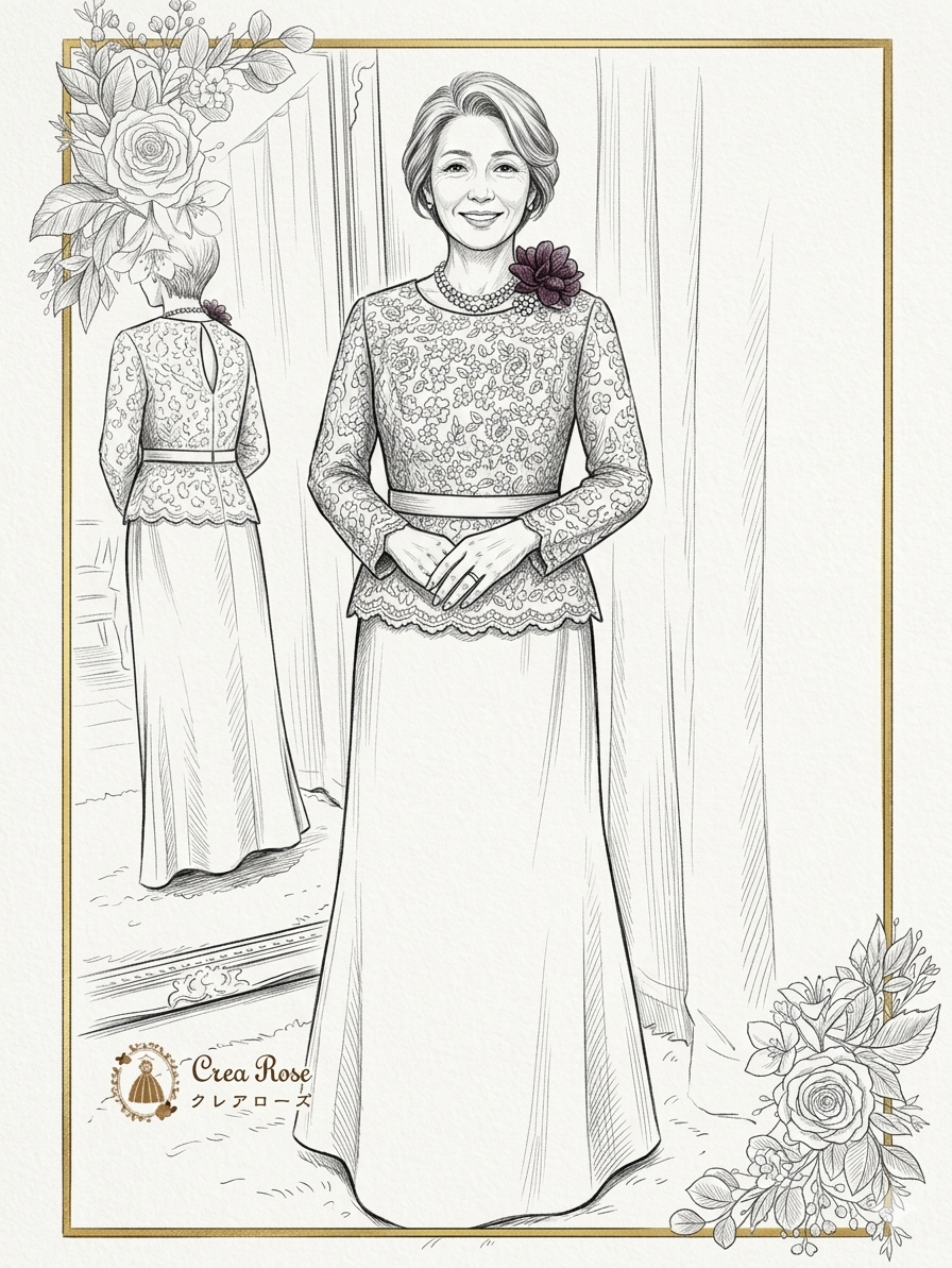 自分色で作る、自分だけのロングドレス！♪イブニングロングドレ　クレアローズ オリジナル:ミシェルドレス:オーダーレンタル